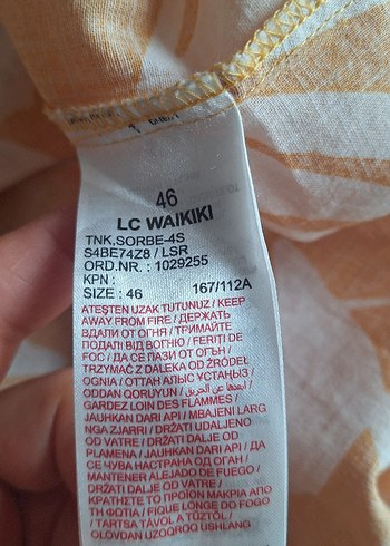 Sarı Desenli Bohem Kadın Keten Gömlek - Görsel 6