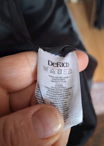 Gri Çift Düğmeli  Kaban - Görsel 7