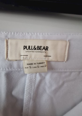 Beyaz Pilili Kadın Keten Pantolon - Görsel 4