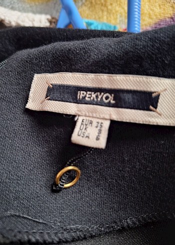 Zincir Detaylı Siyah Uzun Kollu Uzun Elbise - Görsel 8