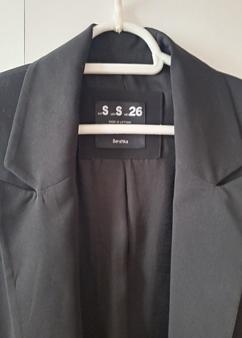 Düğmeli Siyah Kadın Blazer Ceket - Görsel 3