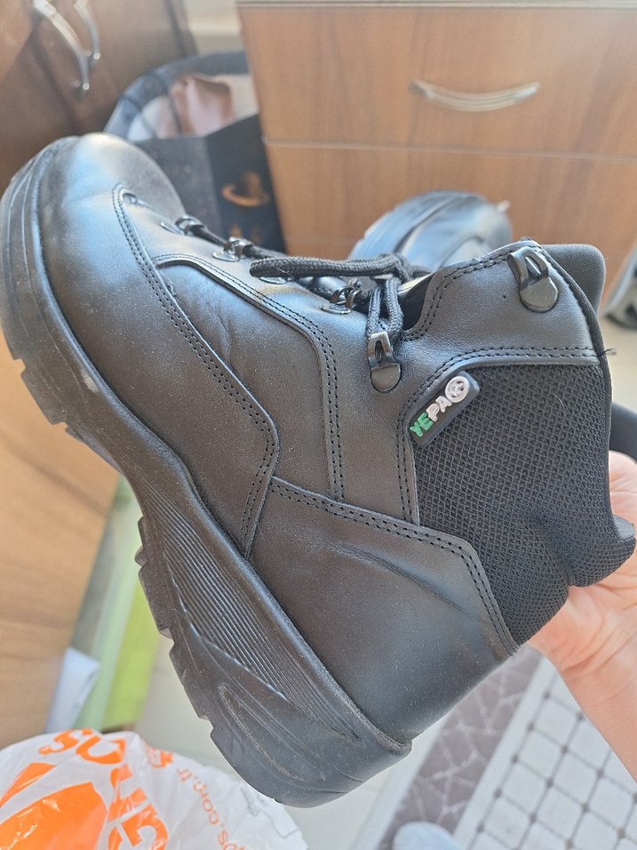 Siyah Erkek Lastik Botlar Tokalı - Görsel 4