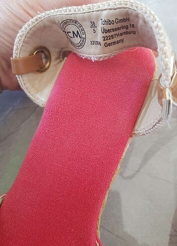 38,5 Beden pembe Renk Tchibo kadın ayakkabı