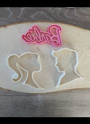 Barbie logo kurabiye kalıbı 
