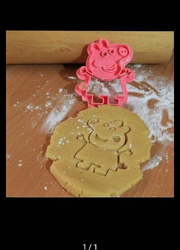 Peppa pig kurabiye kalıbı