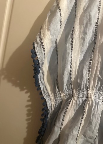 Penti Bohem Gri Keten Kaftan - Görsel 4