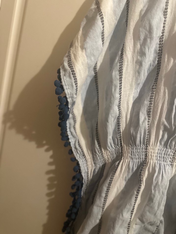 Penti Bohem Gri Keten Kaftan - Görsel 4