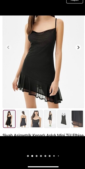 Bershka Bershka etiketli siyah drapeli elbise