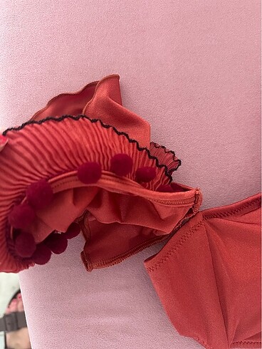 Trendyol & Milla Kiremit renk Trendyol bikini üstü