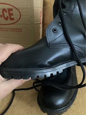 AY-CE HAKİKİ DERİ BOT 43 hafif kusurlu