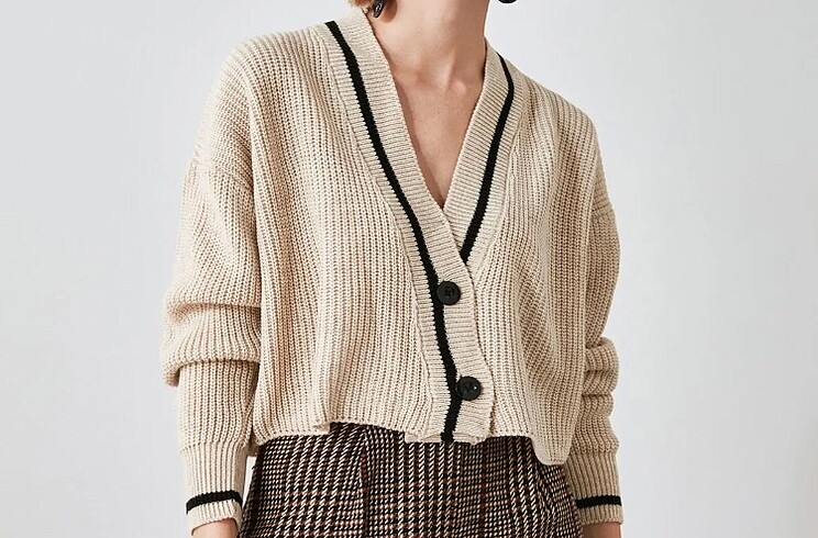 Trendyol & Milla Triko Crop Hırka
