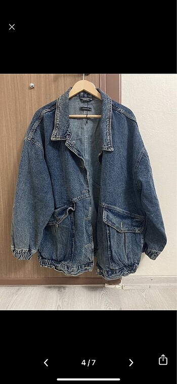s Beden Trendyol kadın kot ceket s-m oversize