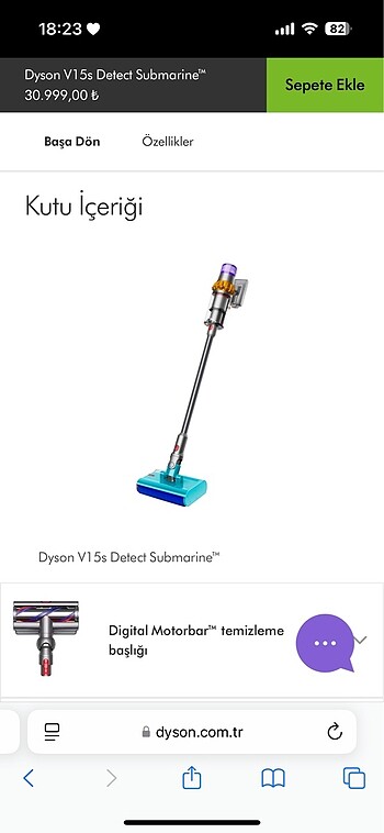 Dyson Dyson süpürge