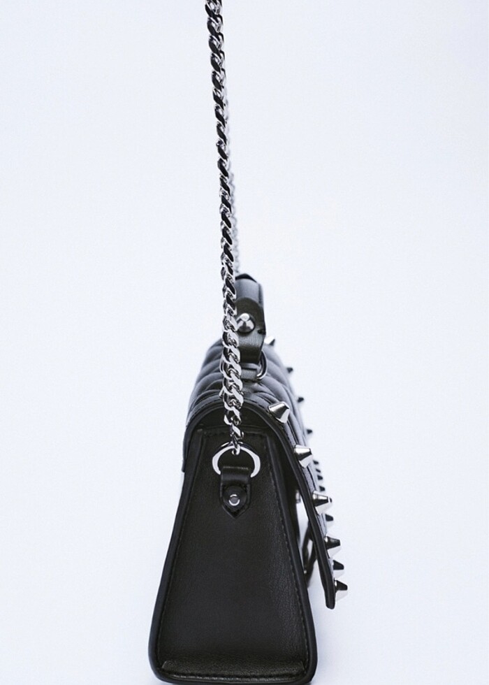 Zara zımba detaylı mini çanta - Görsel 2