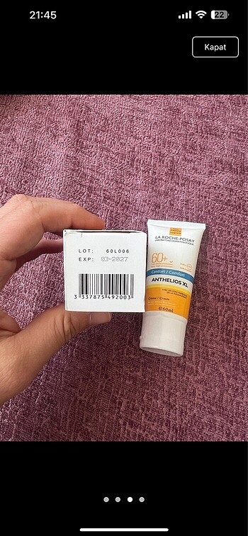 La Roche Posay Güneş kremi