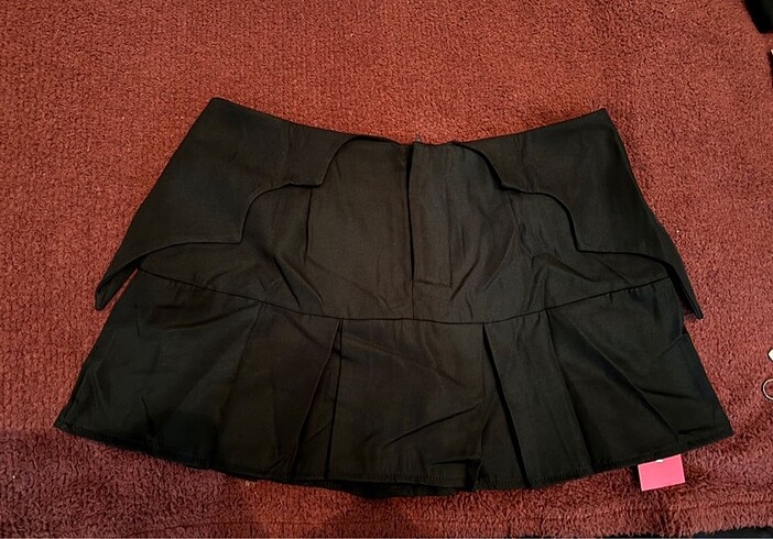 l Beden Gotik siyah mini lolita Şort etek