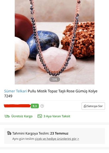  Beden gri Renk Mardin-Midyattan alınmış mistik topaz taşlı gümüş kolye