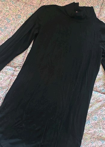 Siyah Uzun Kollu elbise - Görsel 2