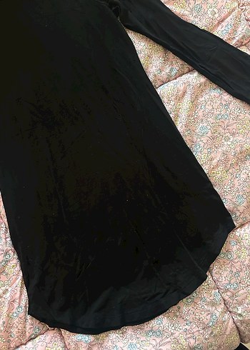 Siyah Uzun Kollu elbise - Görsel 3