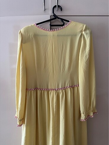 xxl Beden sarı Renk Vintage elbise