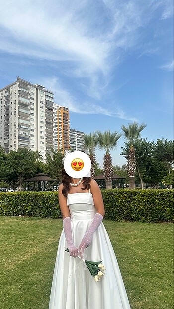 Beyaz abiye