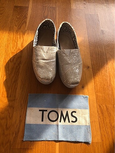 TOMS Gümüş Payetli Ayakkabı