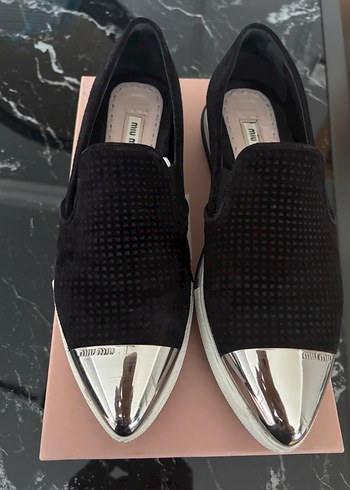 Miu Miu Siyah Kadın Platform Sneaker