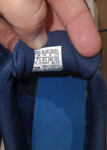 Erkek Lacivert Adidas Spor Ayakkabı - Görsel 2