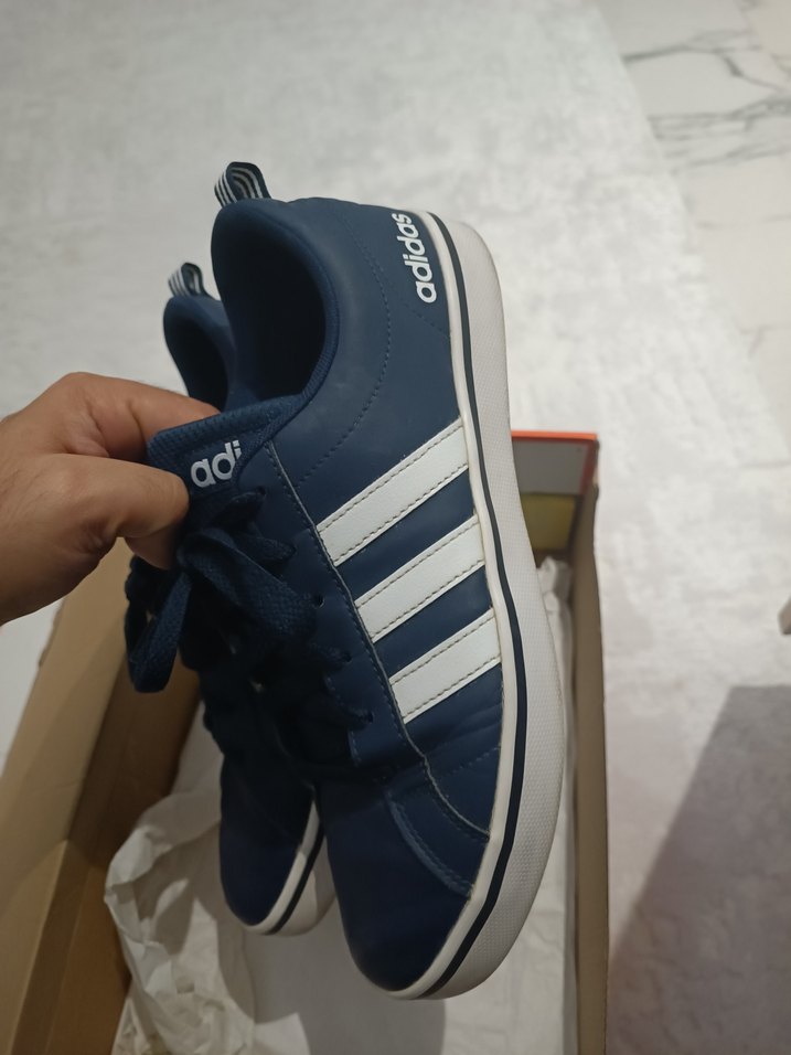 Erkek Lacivert Adidas Spor Ayakkabı - Görsel 5