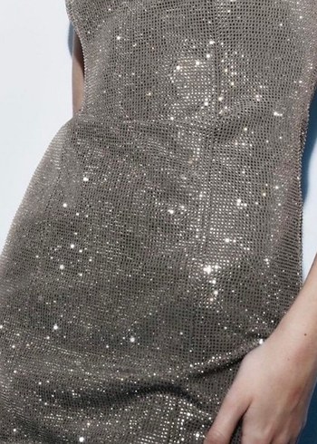 Zara Taşlı Elbise - Görsel 2