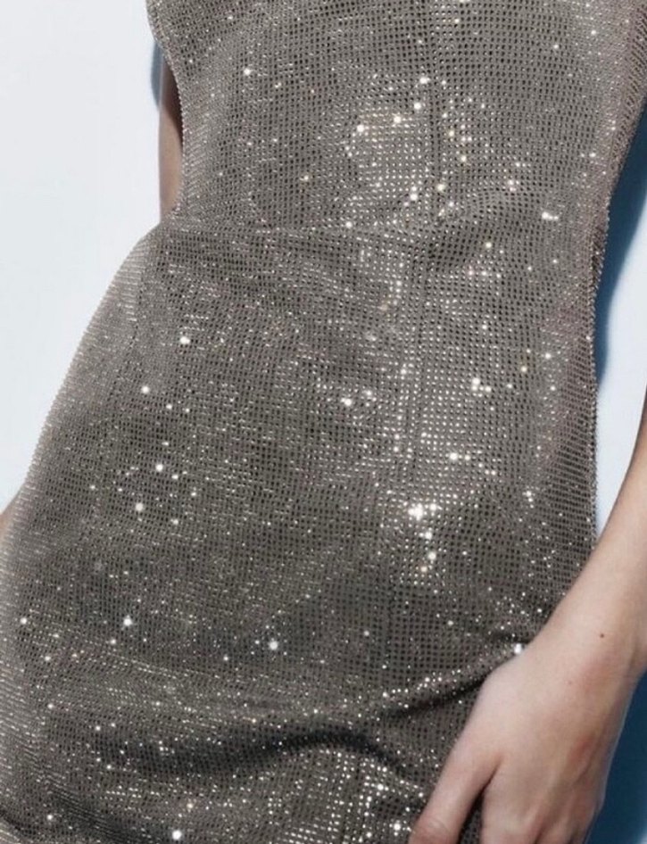 Zara Taşlı Elbise - Görsel 2