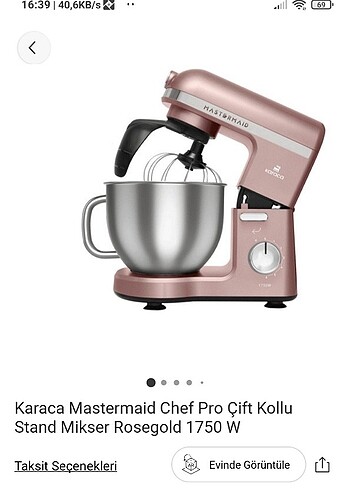 Karaca mutfak şefi
