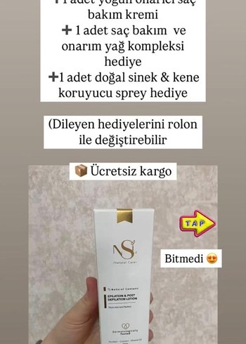 Doğal Bakım Vücut Losyonu ve Hediye Seti