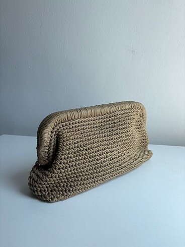 Mango model çanta clutch burslu çanta