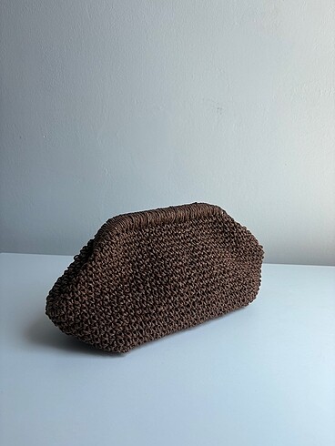 Burslu çanta clutch mango model