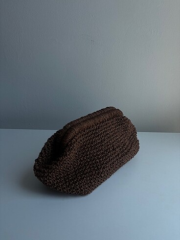  Beden Burslu çanta clutch mango model