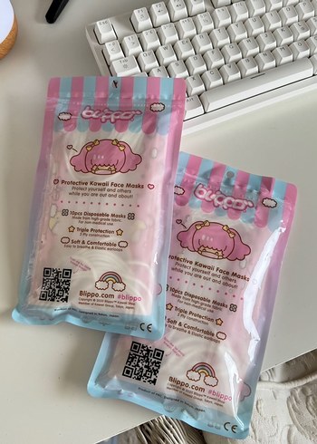 Blippo Kawaii yüz maskesi set - Görsel 2