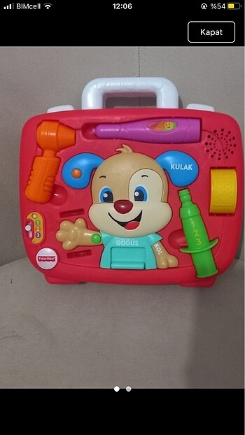 Fisher price köpekçik doktorda