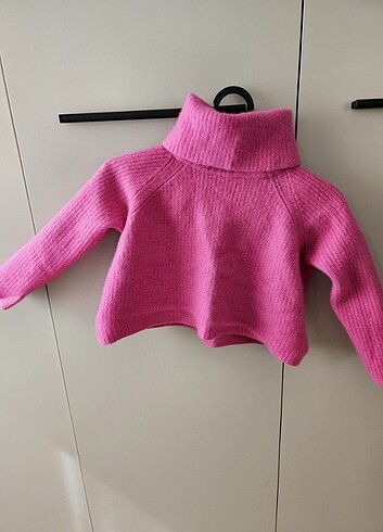 xs Beden Benetton Pembe Kazak