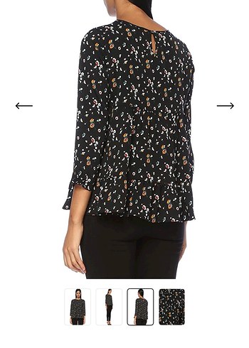Kadın Siyah bluz - Görsel 3