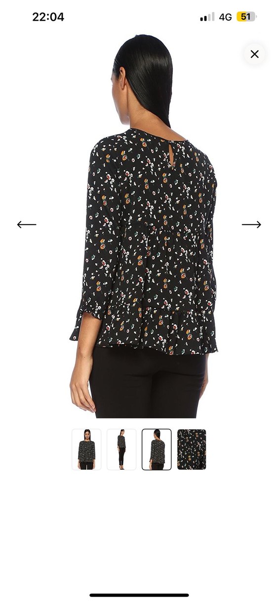 Kadın Siyah bluz - Görsel 3