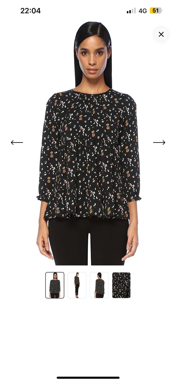 Kadın Siyah bluz - Görsel 2