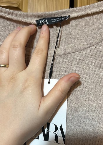 Bej Uzun Kollu Keten Kadın Elbise - Görsel 3