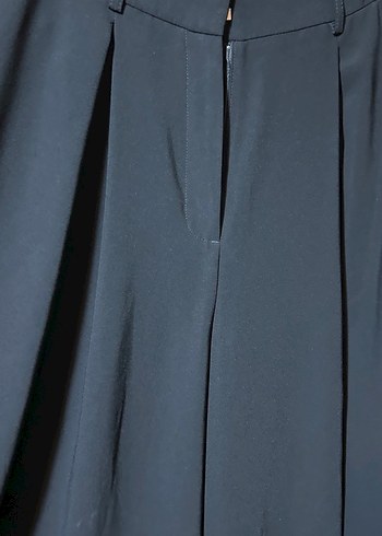 Kadın Siyah Pilili Midi Etek - Görsel 5