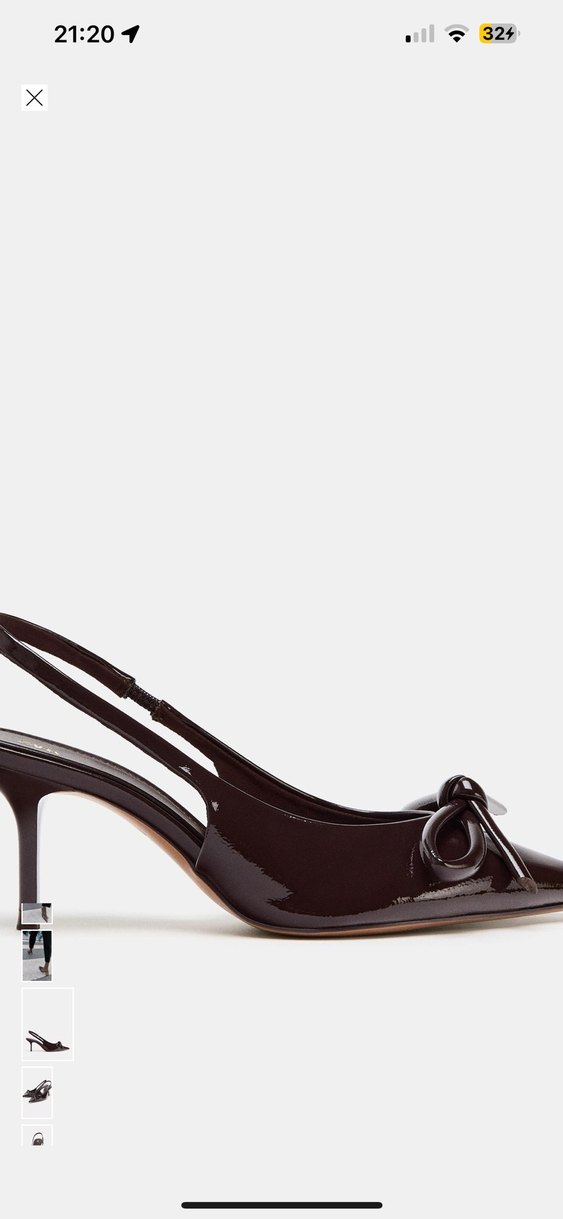 Kahverengi Tokalı İnce Topuklu Kadın Ayakkabı - Görsel 3