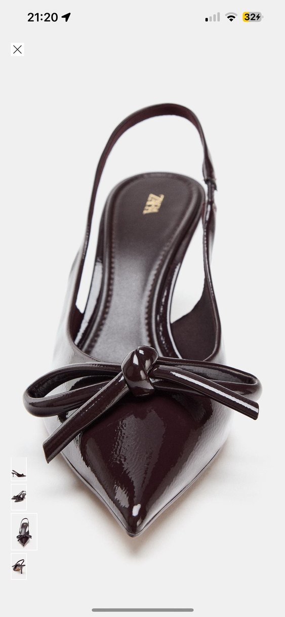 Kahverengi Tokalı İnce Topuklu Kadın Ayakkabı - Görsel 5