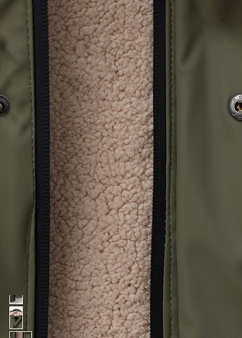 Gri Sırtı Kürklü Su Geçirmez Erkek Çocuk Mont - Görsel 9