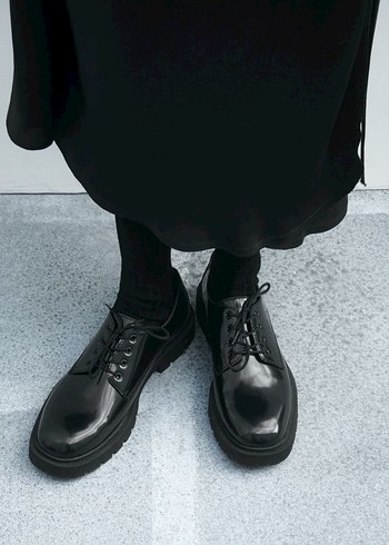 Siyah Kadın Uzun Elbise, Kısa Kollu, Salaş Kesim - Görsel 5