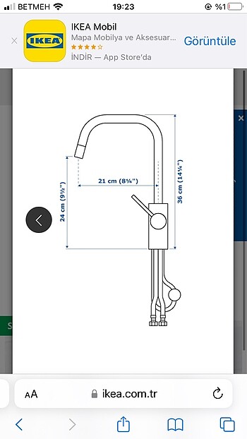 Ikea İkea musluk