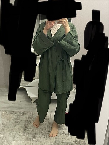Tesettür kimono takım